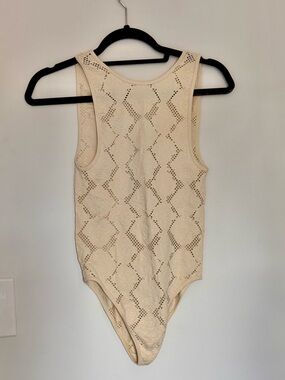 Zara Seamless Lace Bodysuit size XS